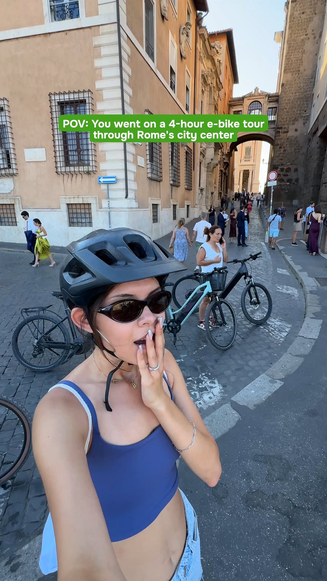 POV: 4-hour e-bike tour through Rome